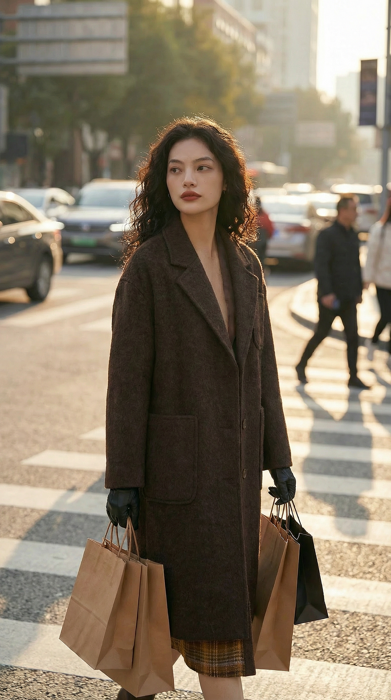 街拍生成，时尚穿搭（图ZNDAzNzE4Mjc2） - 人像摄影 - 站酷设计师AI图图原创素材 - 站酷ZCOOL