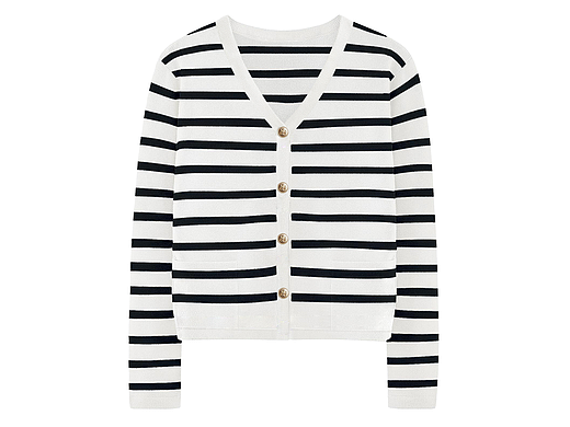 条纹毛衣开衫（主图+A+）