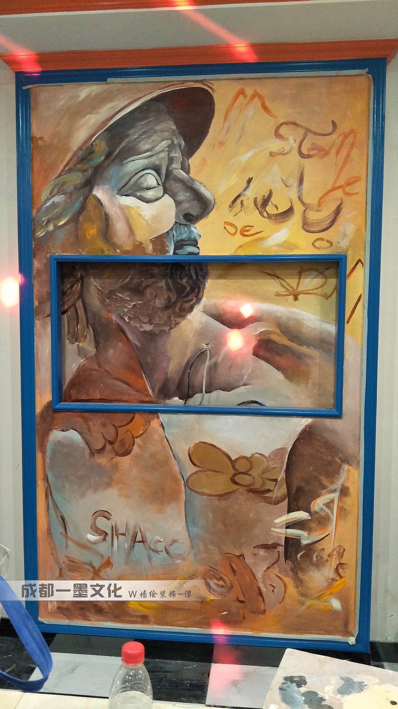 酒店墙绘 酒吧墙绘 创意涂鸦 抽象画 成都墙绘 KTV墙绘（图ZNDAzNzE5OTk2） - 绘画 - 站酷设计师成都墙绘壁画原创素材 - 站酷ZCOOL