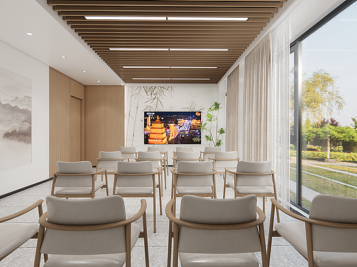 社区党群服务中心设计（个人主页-ZNzMyNjk1MzI=） - 其他空间 - 站酷设计师球球的设计日记原创素材 - 站酷ZCOOL