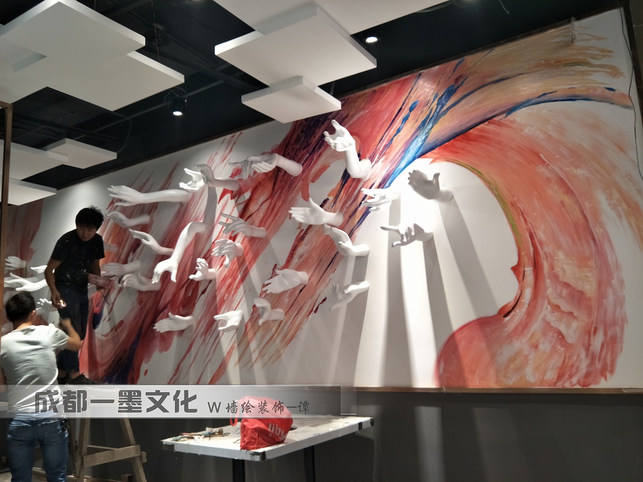 KTV墙绘 成都墙绘 抽象画 创意涂鸦 酒吧墙绘 社区墙绘（图ZNDAzNzIzNDY4） - 绘画 - 站酷设计师成都墙绘壁画原创素材 - 站酷ZCOOL