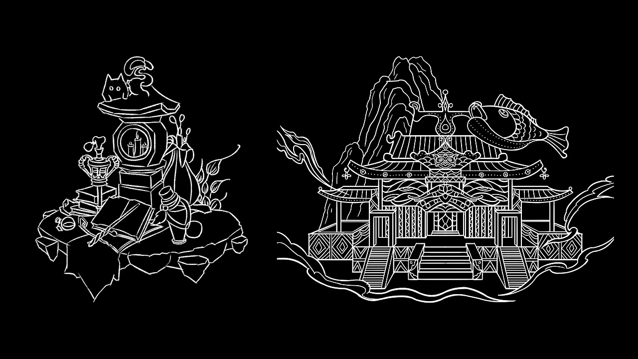 插画练习合集（图ZNDAzNzQ4Nzgw） - 创作习作 - 站酷设计师凌柒原创素材 - 站酷ZCOOL