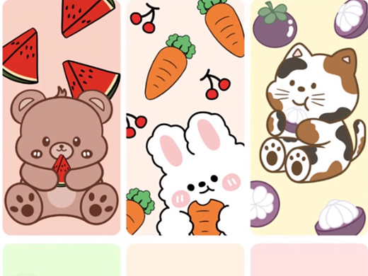 手机壳可爱插画图案设计