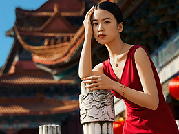 原创设计师品牌非遗新中式黄金珠宝首饰拍摄