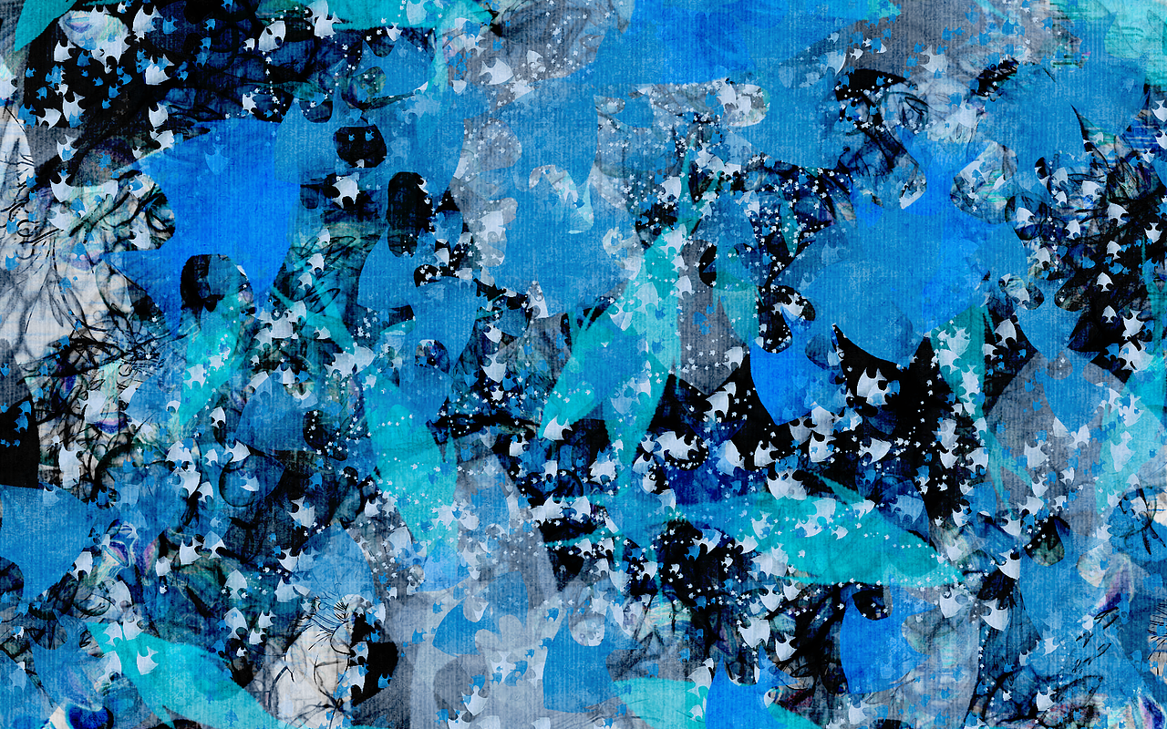 鱼群和气泡 蓝色和呼吸（图ZNDAzNzU1MjA4） - 艺术插画 - 站酷设计师无赖丝原创素材 - 站酷ZCOOL