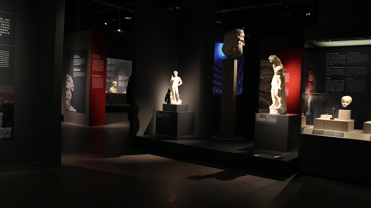 金沙遗址博物馆 “永恒之城——古罗马的辉煌 案例分享（图ZNDAzNzU2MzUy） - 展陈设计 - 站酷设计师克里克博物馆展柜原创素材 - 站酷ZCOOL