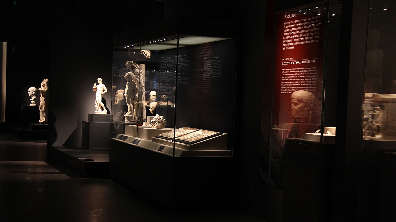 金沙遗址博物馆 “永恒之城——古罗马的辉煌 案例分享（图ZNDAzNzU2MzQ4） - 展陈设计 - 站酷设计师克里克博物馆展柜原创素材 - 站酷ZCOOL