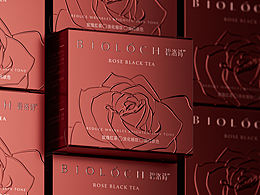 玫瑰红茶涂抹面膜｜包装设计