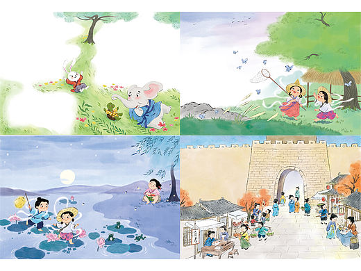 儿童杂志插画