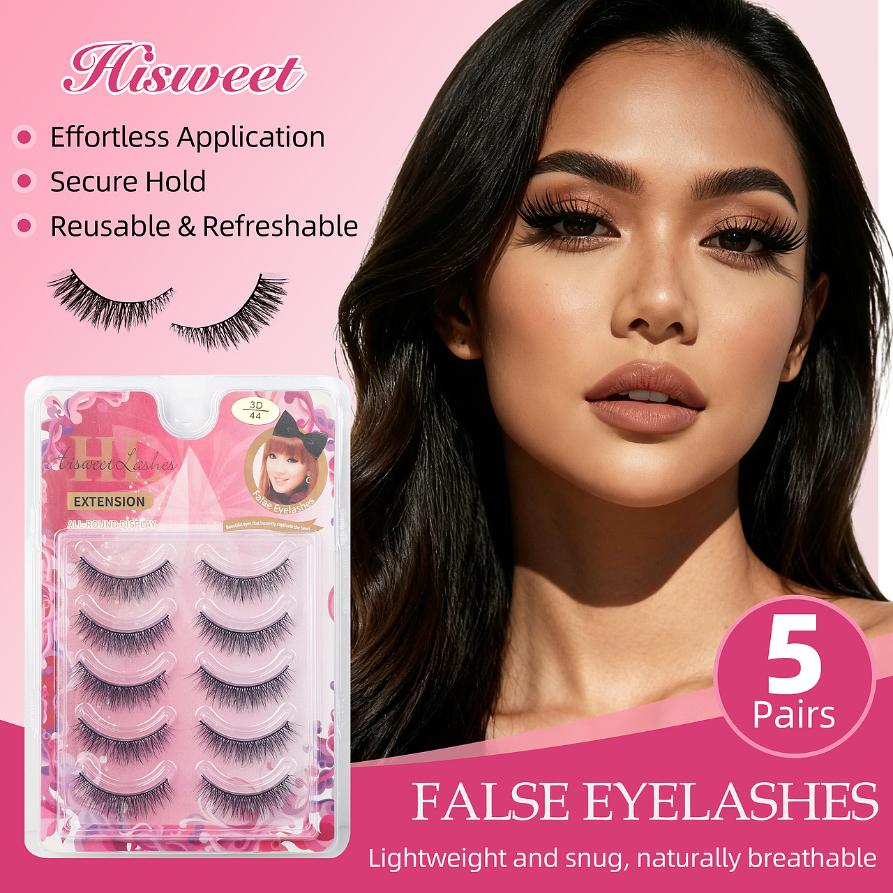 亚马逊美妆类目假睫毛主图设计（图ZNDAzNzYzNzQ4） - 电商 - 站酷设计师xuyue徐原创素材 - 站酷ZCOOL