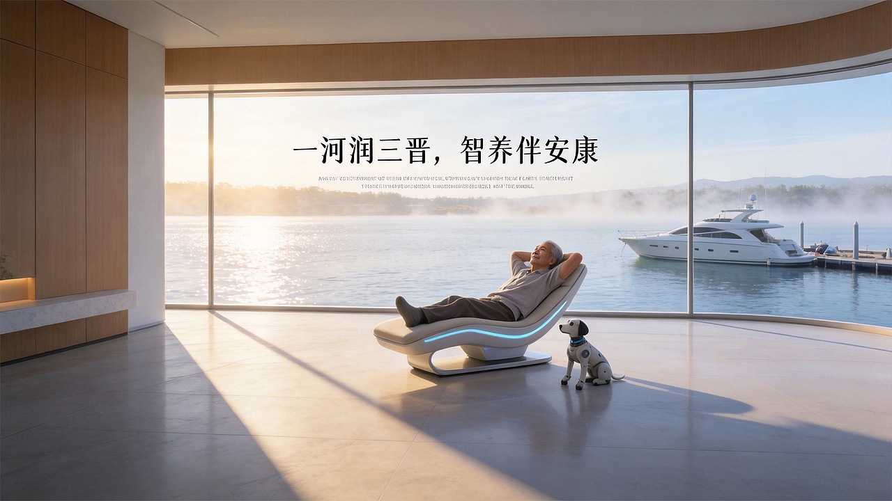 山西养老天花板｜一河润三晋，智养伴安康（图ZNDAzNzgyOTQ0） - 影视后期 - 站酷设计师周小贺原创素材 - 站酷ZCOOL