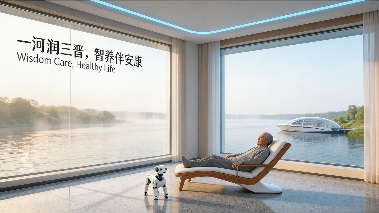 山西养老天花板｜一河润三晋，智养伴安康（图ZNDAzNzgyOTMy） - 影视后期 - 站酷设计师周小贺原创素材 - 站酷ZCOOL