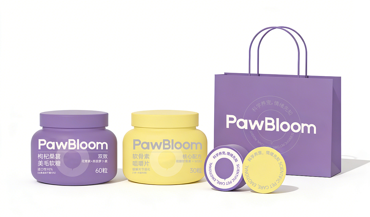 宠物医药品牌策划——PawBloom（图ZNDAzNzg2Mzk2） - 品牌 - 站酷设计师AI独立鱼原创素材 - 站酷ZCOOL