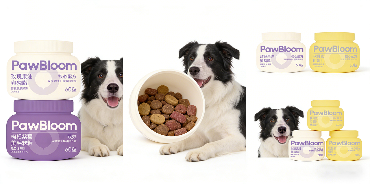 宠物医药品牌策划——PawBloom（图ZNDAzNzg2MjUy） - 品牌 - 站酷设计师AI独立鱼原创素材 - 站酷ZCOOL
