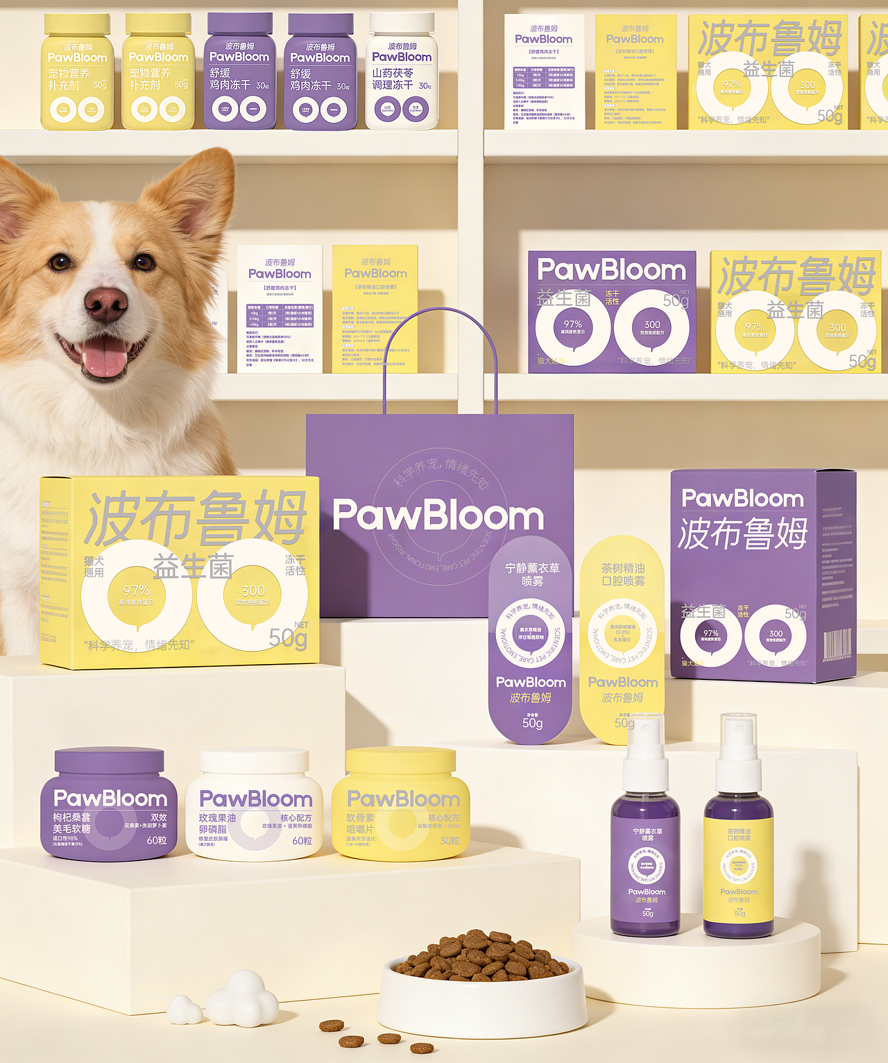 宠物医药品牌策划——PawBloom（图ZNDAzNzg2Mzc2） - 品牌 - 站酷设计师AI独立鱼原创素材 - 站酷ZCOOL