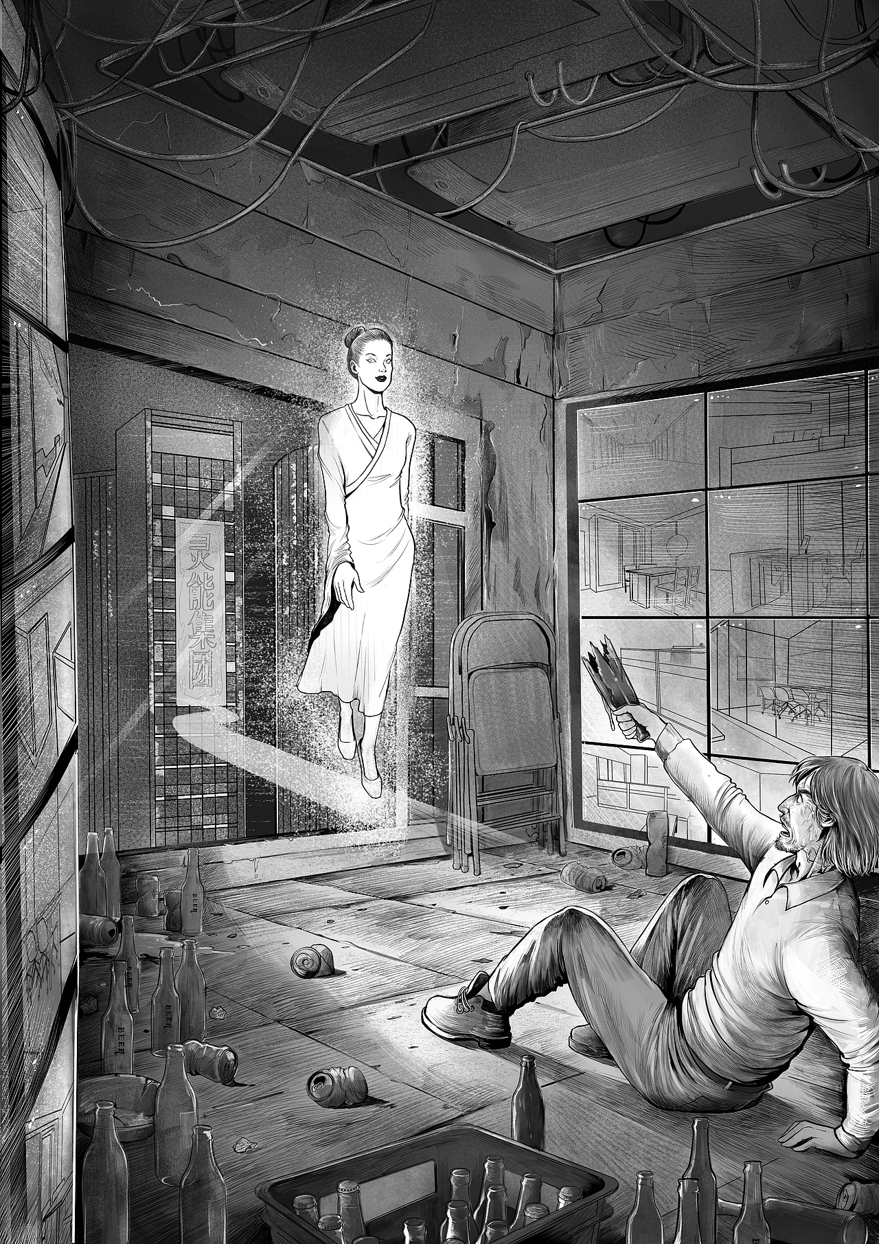 一组《科幻世界》内插（已出版）（图ZNDAzNzg4MDYw） - 商业插画 - 站酷设计师宫可可COCO原创素材 - 站酷ZCOOL