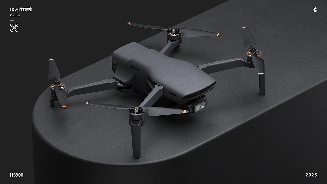 三维渲染丨HS无人机（图ZNDAzNzkwNDI4） - 产品 - 站酷设计师引力穿梭原创素材 - 站酷ZCOOL