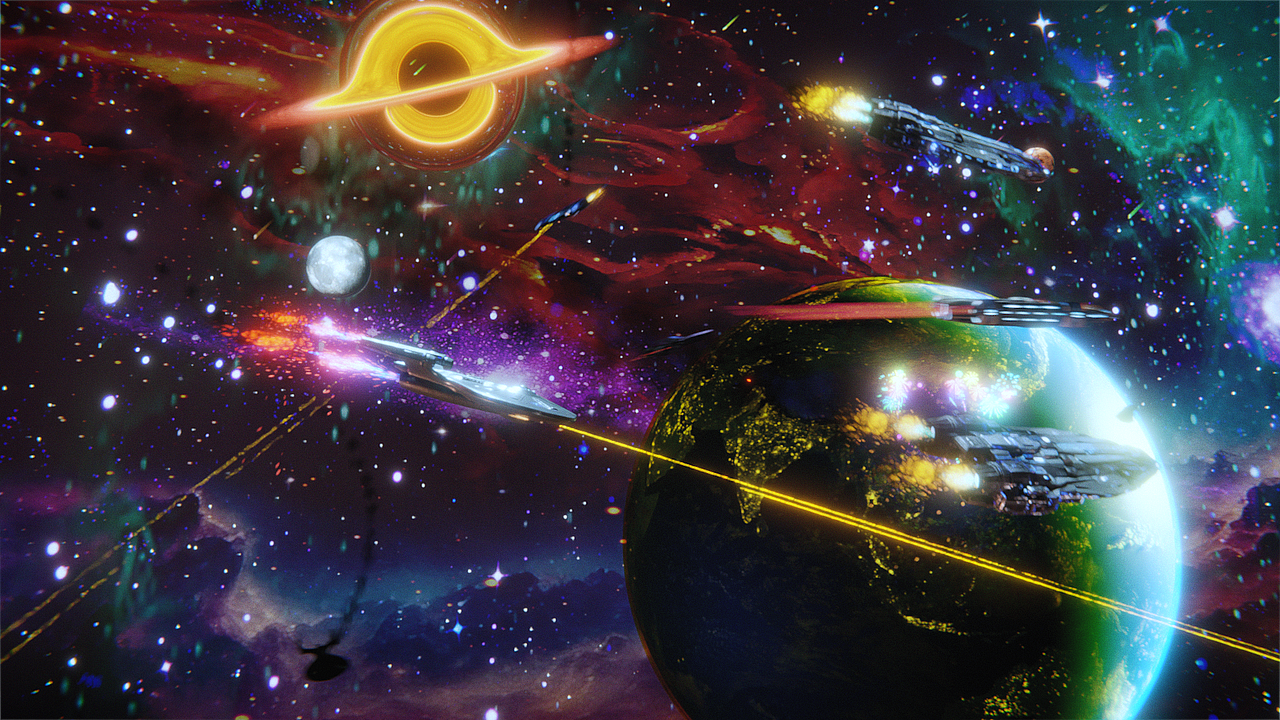 星际战舰 | 第五届瑞云渲染大赛（图ZNDAzNzk2MDYw） - 动画/影视 - 站酷设计师白千六原创素材 - 站酷ZCOOL