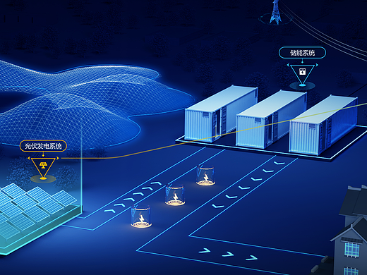 【實戰(zhàn)案例拆解】某省新型電力系統(tǒng)示范區(qū)的大屏，如何管好萬千儲能？（個人主頁-ZMTcwOTgwNA==） - 多領(lǐng)域 - 站酷設(shè)計師微譜數(shù)科原創(chuàng)素材 - 站酷ZCOOL