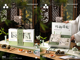 端午种子礼盒拍摄|杭州产品摄影|新中式古典场景拍摄