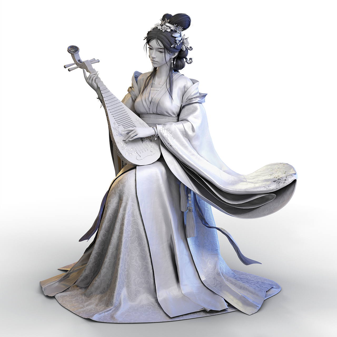 琵琶殇（图ZNDAzODE0NDcy） - 人物/生物 - 站酷设计师麦芽CG原创素材 - 站酷ZCOOL