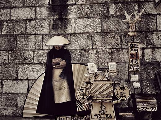 龍角棘牧摊记录，自拍，传播中国文化。贵阳文昌阁