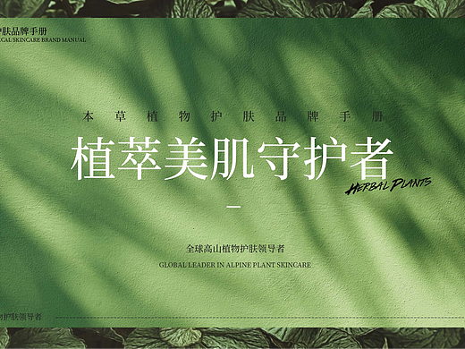 美妆护肤行业绿色本草植物护肤品牌手册