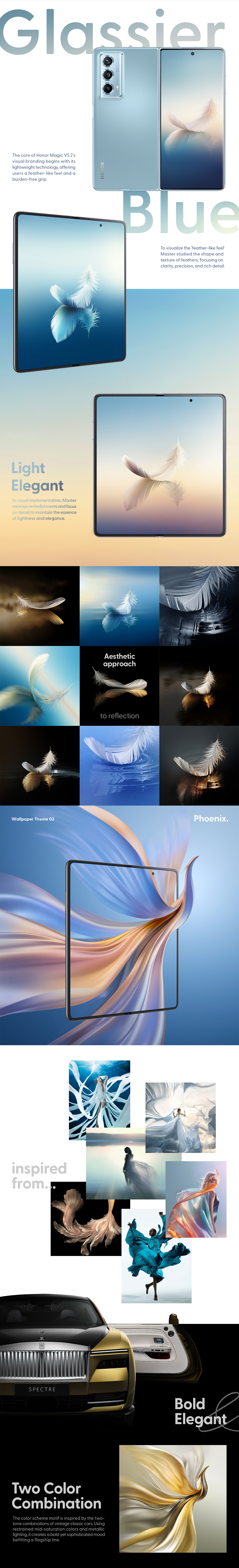 HONOR Magic Vs2 Wallpaper Series（图ZNDAzODQ0MjU2） - 其他三维 - 站酷设计师MasterPictures原创素材 - 站酷ZCOOL