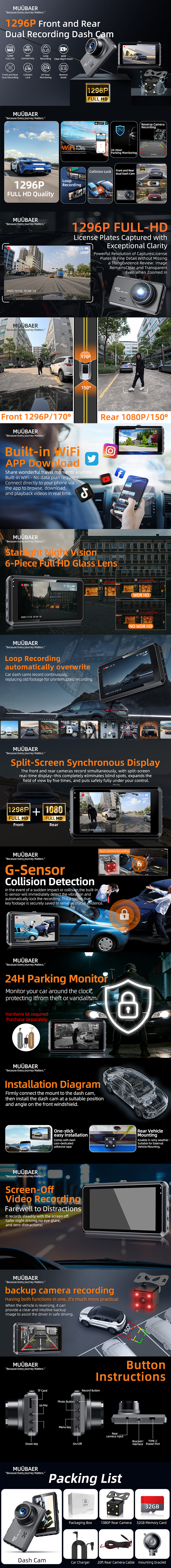 行车记录仪V12跨境A+页面（图ZNDAzODQ0NjM2） - 电商 - 站酷设计师老衲法号色空原创素材 - 站酷ZCOOL