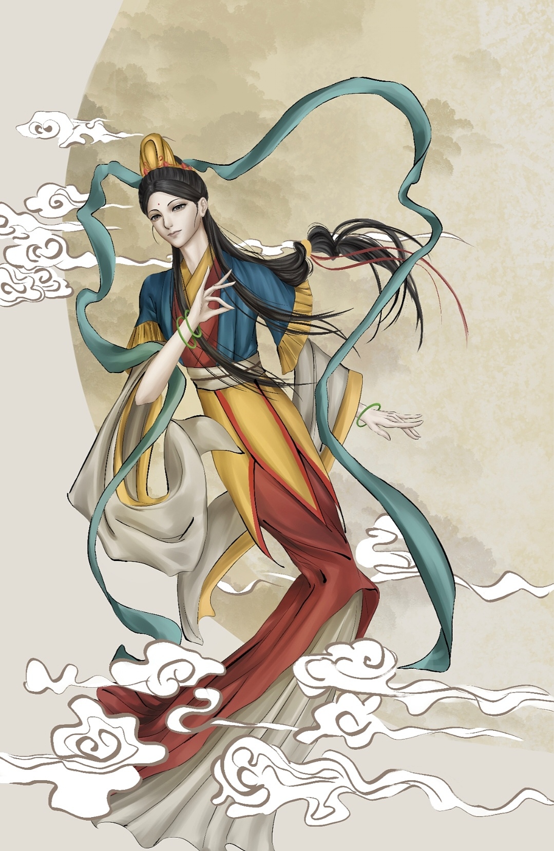 祁令青（图ZNDAzODU3MTk2） - 艺术插画 - 站酷设计师wux洛庭原创素材 - 站酷ZCOOL