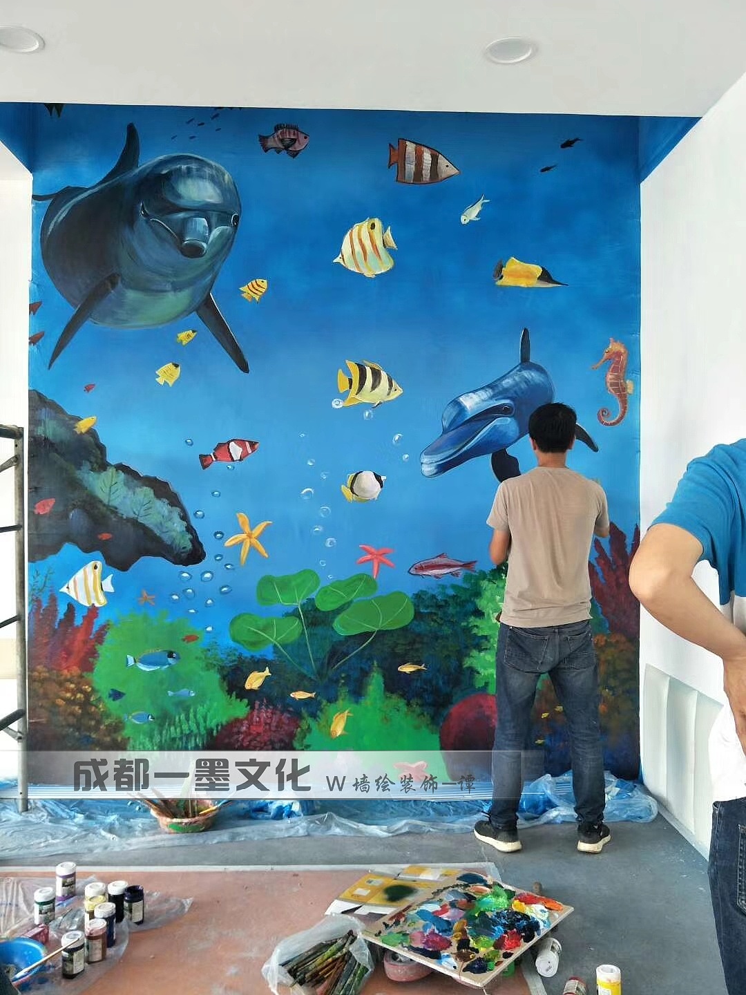 餐饮店墙绘 成都墙绘 社区文化墙 社区墙绘 中式墙绘（图ZNDAzODYxNzg0） - 绘画 - 站酷设计师美丽乡村壁画墙绘原创素材 - 站酷ZCOOL