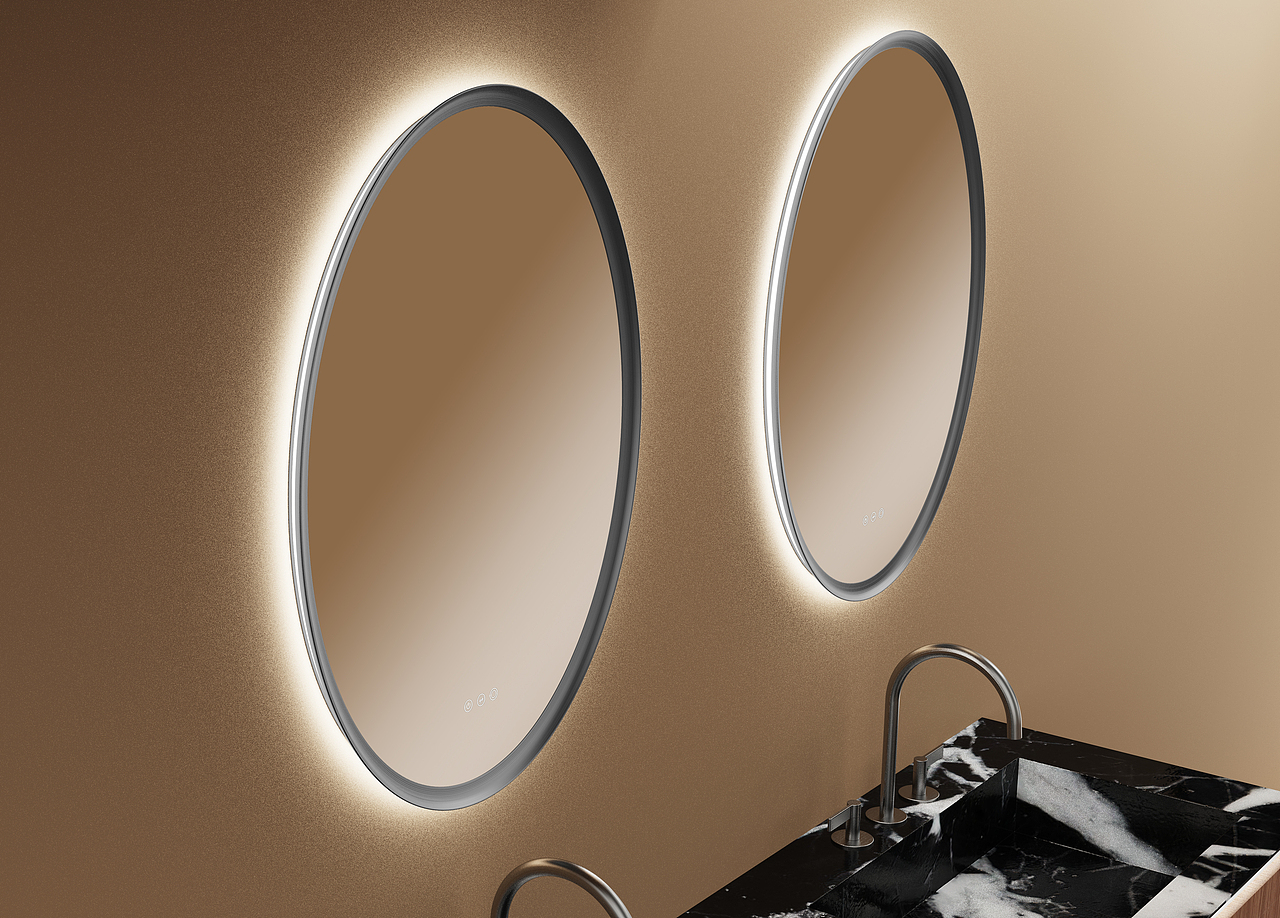 智能镜子KeyShot渲染（图ZNDAzODYzNjg4） - 场景 - 站酷设计师卫浴设计守艺人原创素材 - 站酷ZCOOL