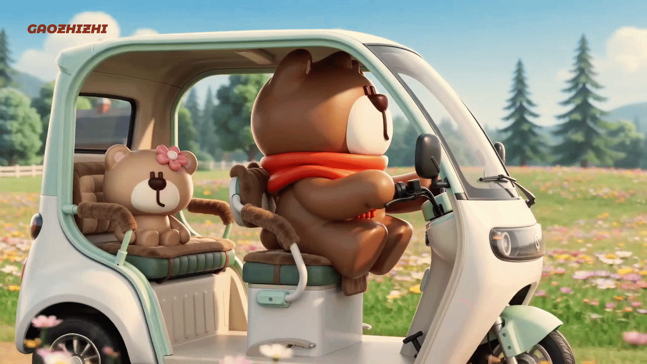 熊抱暖程・亲子同行 | 熊抱抱IP设计 | 盛昊篷车内饰 