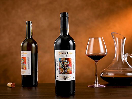酒水摄影丨CHATEAO GENINS红葡萄酒 产品视频拍摄