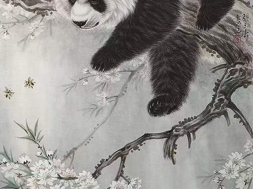 张玉涛老师工笔精品《国宝的四季》