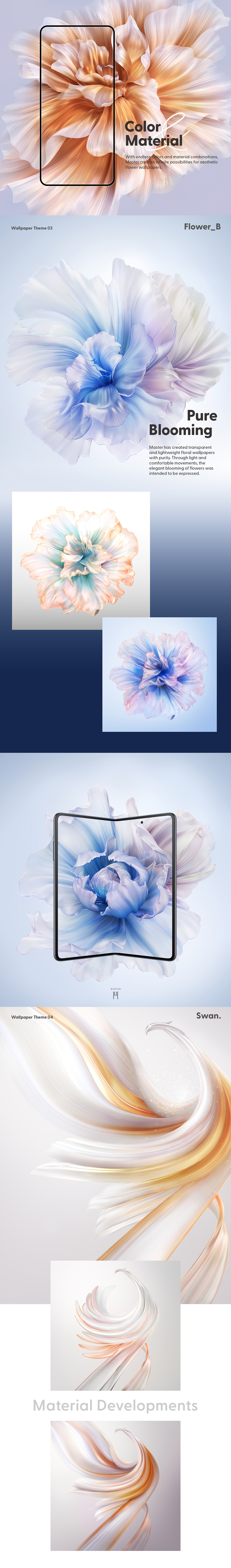 HONOR Magic Vs2 Wallpaper Series（图ZNDAzODc2MTQ4） - 其他三维 - 站酷设计师MasterPictures原创素材 - 站酷ZCOOL