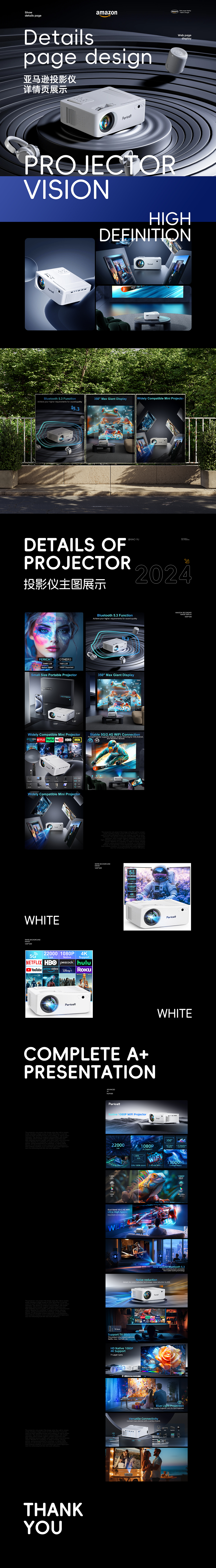 2024亚马逊跨境电商投影仪/空气净化器详情节选总结（图ZNDAzODc4MzQw） - 电商 - 站酷设计师_飞鱼绘原创素材 - 站酷ZCOOL
