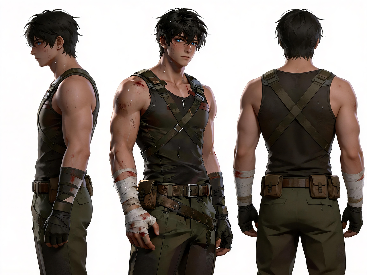 自制AI动漫（图ZNDAzODgxMzA4） - 短篇/格漫 - 站酷设计师水瓶邮递员原创素材 - 站酷ZCOOL