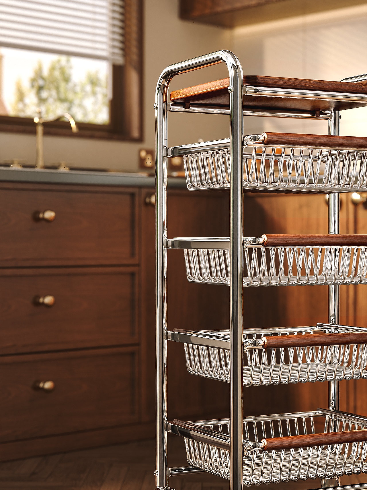 中古风（置物架/收纳架）组合款 （三维产品渲染）（图ZNDAzODkwNDQ0） - 产品 - 站酷设计师一只小圆圆_11原创素材 - 站酷ZCOOL