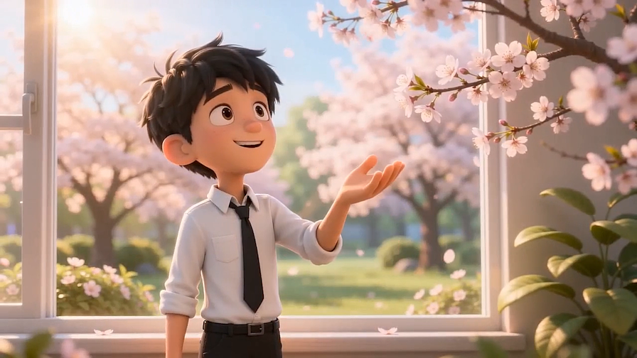 春日再好，也救不了班味儿的我（图ZNDAzODkwODEy） - AI作品 - 站酷设计师LeraYang原创素材 - 站酷ZCOOL