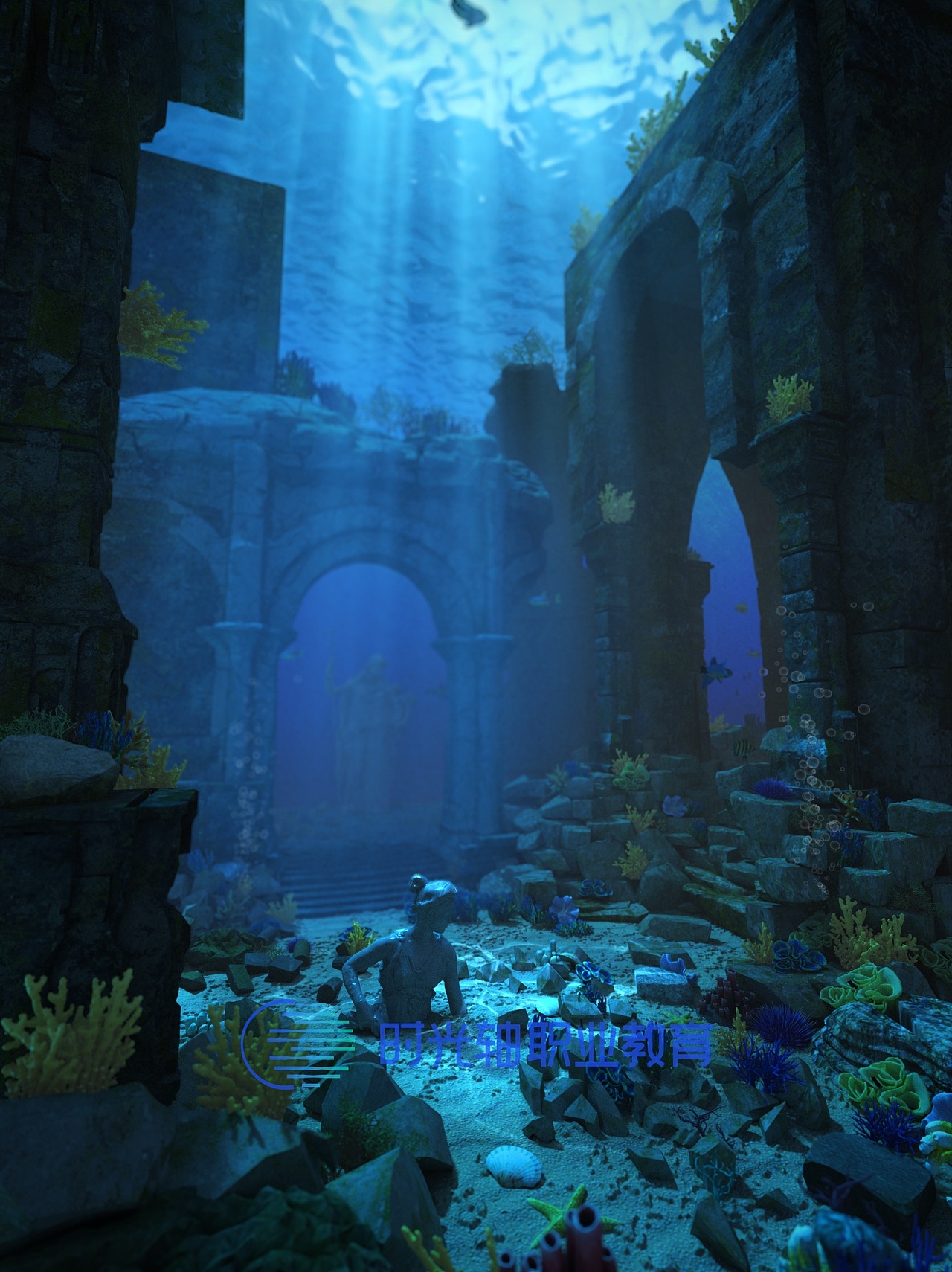 山西时光轴——海底制作（图ZNDAzODkzMTI4） - 场景 - 站酷设计师时光轴孙老师原创素材 - 站酷ZCOOL