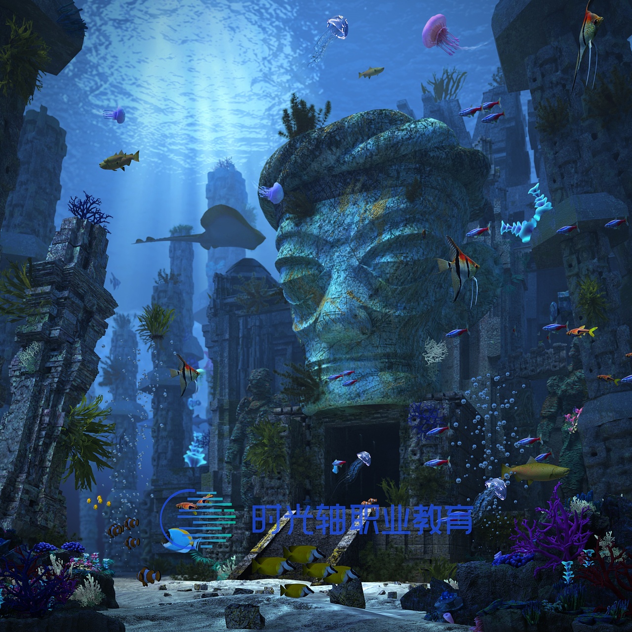 山西时光轴——海底制作（图ZNDAzODkzMTMy） - 场景 - 站酷设计师时光轴孙老师原创素材 - 站酷ZCOOL