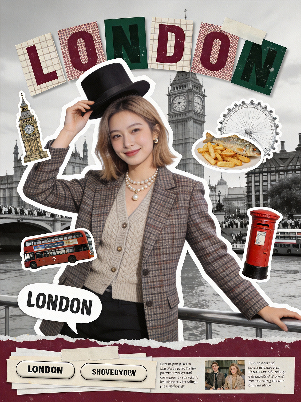 城市限定拼贴感海报💥 附上提示词（图ZNDAzODk0MjI0） - 海报 - 站酷设计师设计师QY原创素材 - 站酷ZCOOL