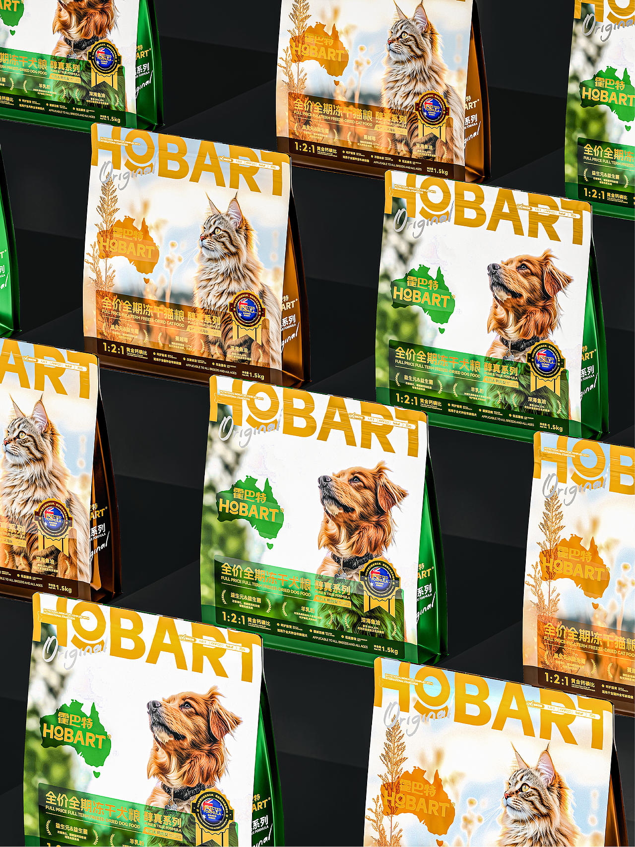 霍巴特HOBART|宠物主粮包装设计(图ZNDAzOTAwMTc2) - 包装 - 站酷设计师3A一1_Studio_叶原创素材 - 站酷ZCOOL