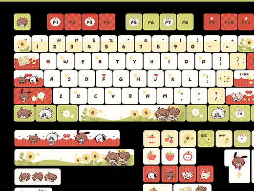 【同人键帽】第五卢卡键帽绘制+设计