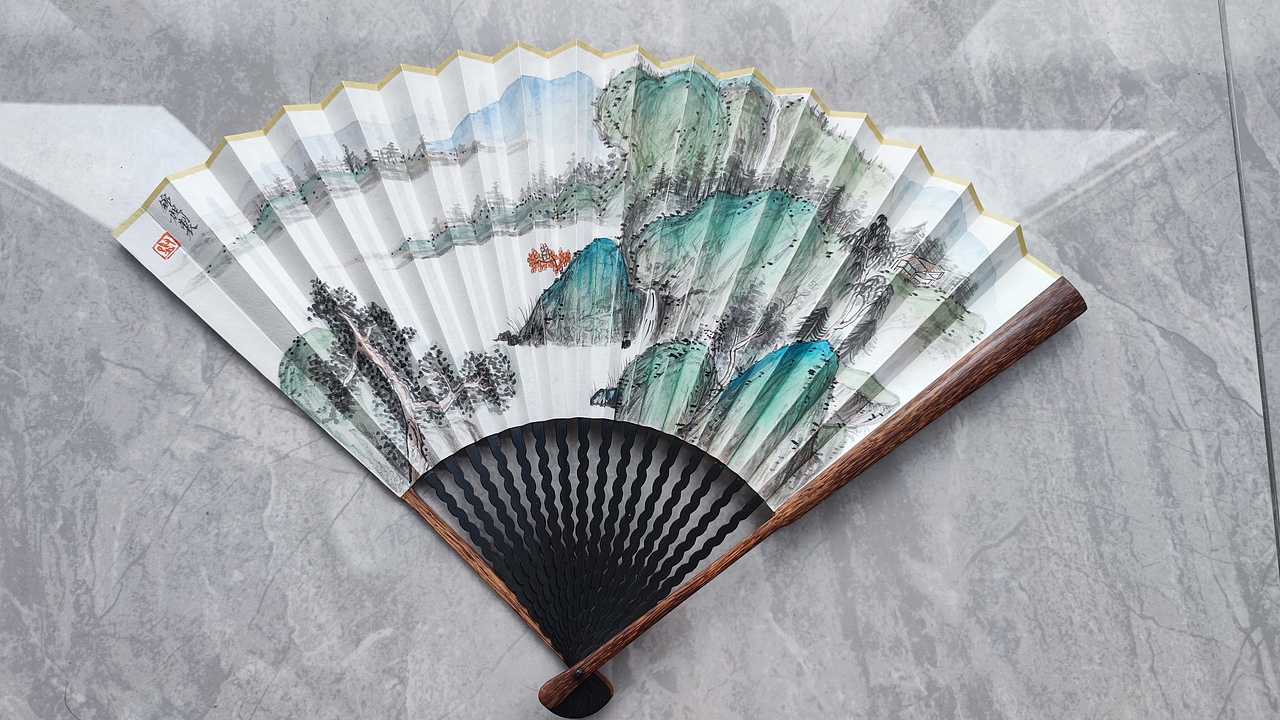 咫尺乾坤,笔墨承新 —— 国画扇面(图ZNDAzOTA1MzI0) - 绘画 - 站酷设计师九四无影无踪原创素材 - 站酷ZCOOL