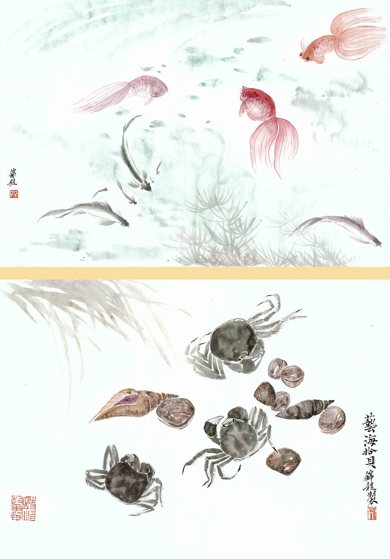 咫尺乾坤,笔墨承新 —— 国画扇面(图ZNDAzOTA1MzQ4) - 绘画 - 站酷设计师九四无影无踪原创素材 - 站酷ZCOOL
