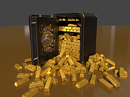 金塊，保險箱金塊