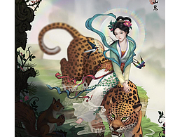 国风插画-《山鬼》