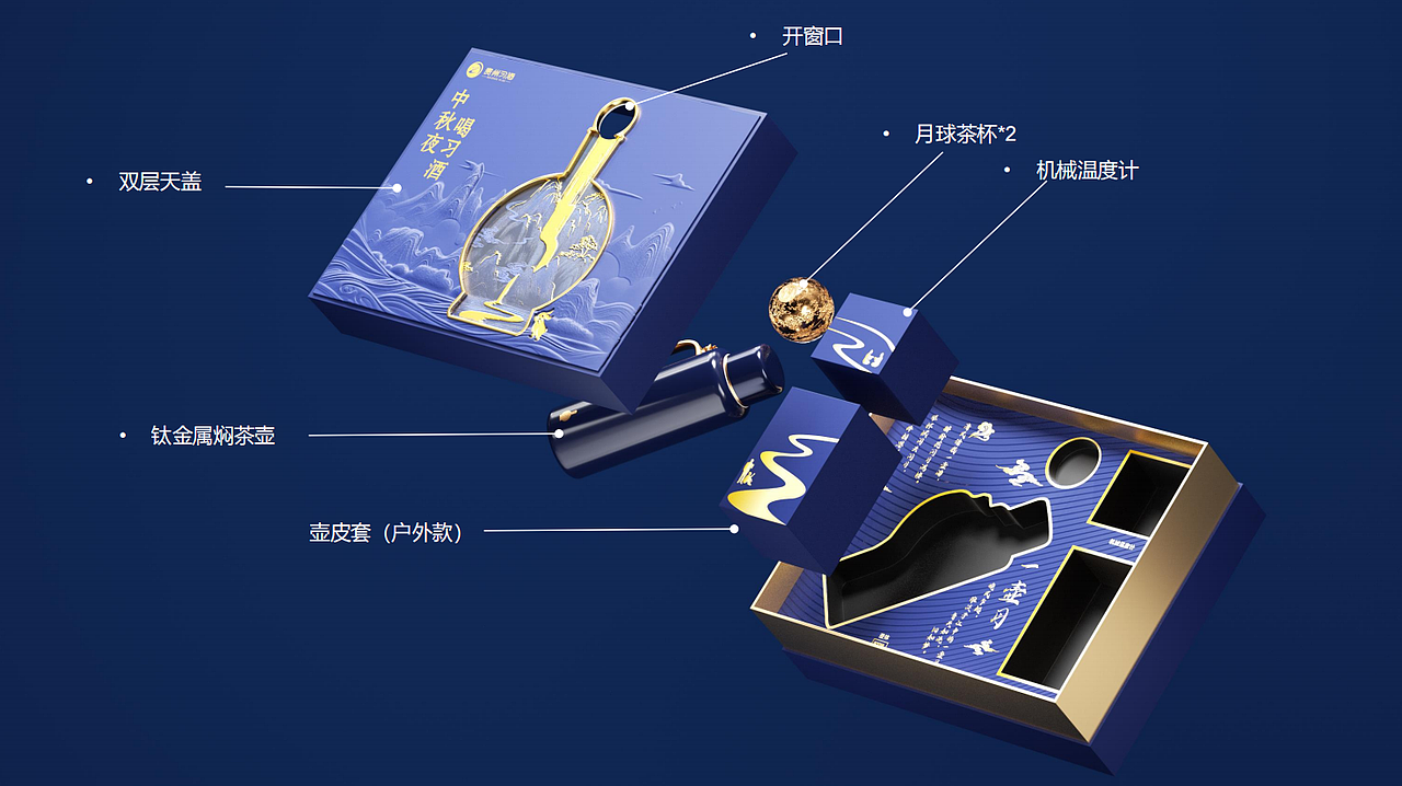 习酒中秋礼盒设计（图ZNDAzOTIzNzU2） - 包装 - 站酷设计师王小熊和小八蛋原创素材 - 站酷ZCOOL